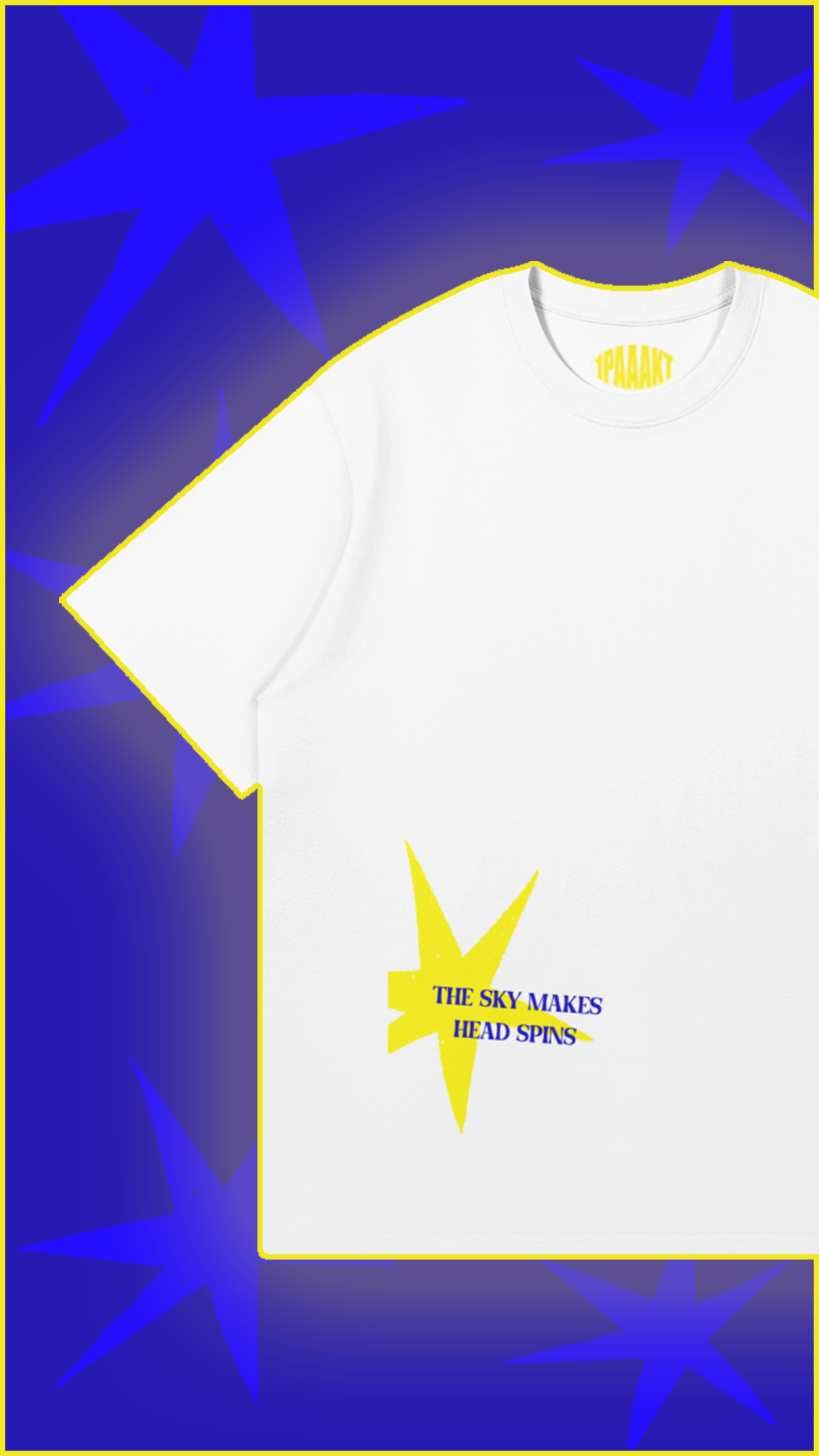 THE SKY MAKES HEAD SPINS